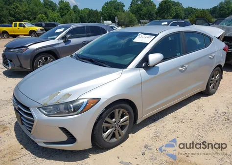 2018 Hyundai Elantra Sel z USA, uszkodzony, nr VIN 5NPD84LF6JH214528